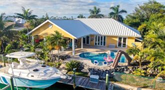 Canal-front home