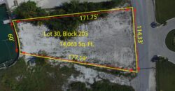 Lot 30, Blk 203, TCB Lot 30, Blk 203, TCB