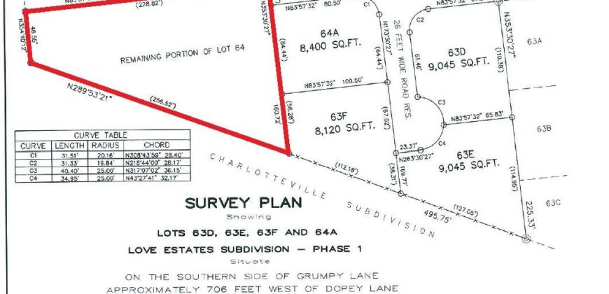 LOT #64 LOVE ESTATES